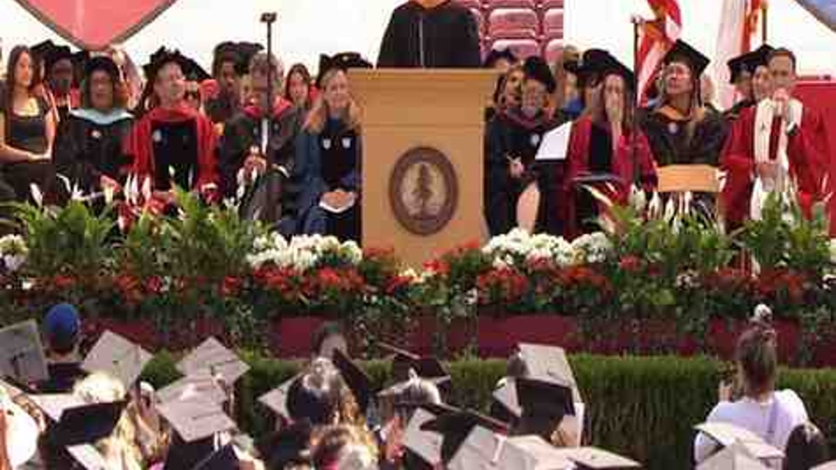 Stanford Graduation Disrupted As Hundreds Of Graduates Walk Out During Sundar Pichai Keynote Address