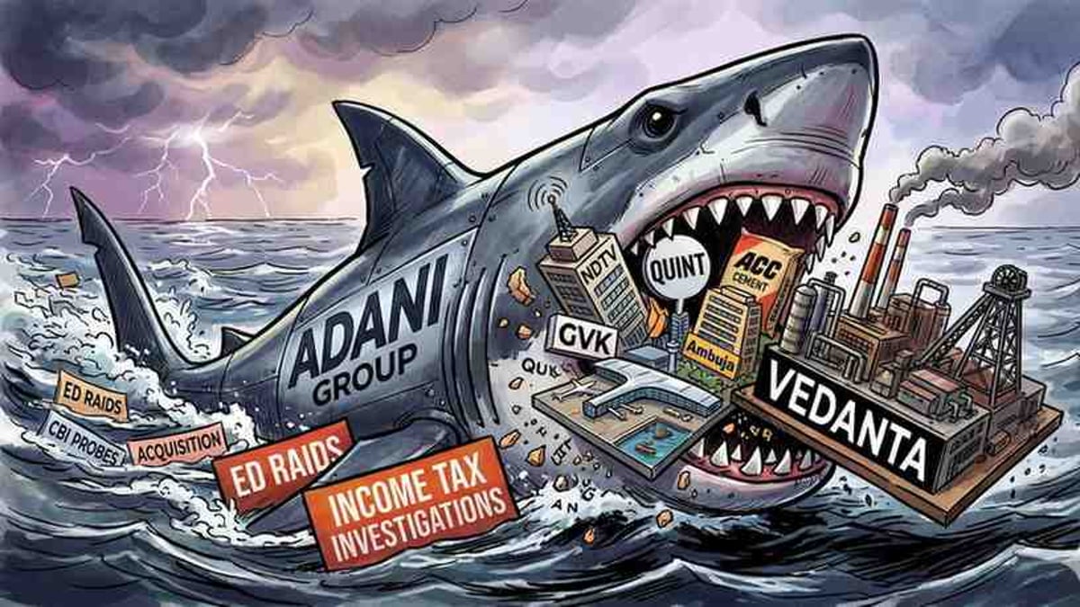 Adani Group Acquires NDTV QUINT ACC Ambuja GVK Port Post ED CBI Raids, Will Adani Buy Vedanta Too After Recent ED Raid