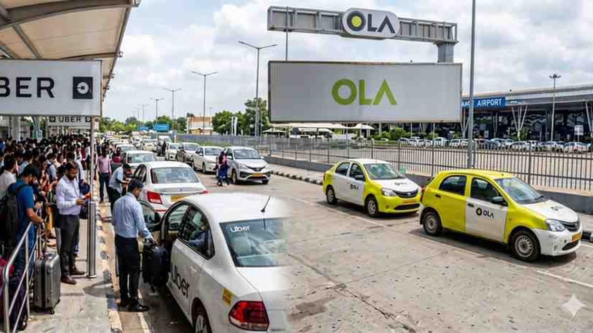 Why 40 Airport Passengers Chose Long Uber Queues While Empty Ola Cabs Were Ready To Drive Immediately