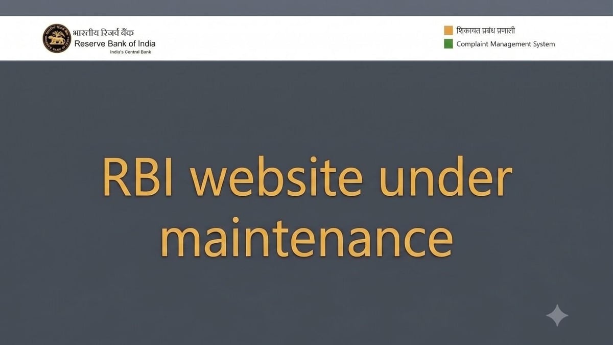 RBI Ombudsman Complaint Management System Maintenance Sparks Suspicion On Modi Government Grievance Redressal Handling Following NEET Paper Leak Protests On July 25 2026