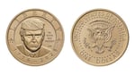 US Mint Unveils New One Dollar Coin Featuring Face Of President Donald Trump