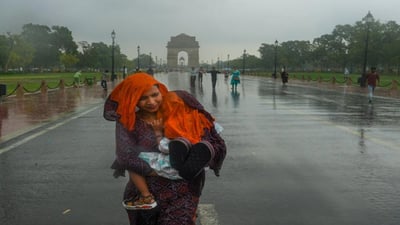Heavy Rain Brings Early Monsoon to Delhi-NCR, Offers Relief from Intense Heatwave