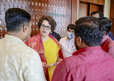 Priyanka Gandhi Accuses Centre of Blocking Parliamentary Discussions and Undermining Democracy