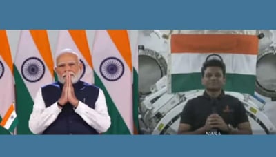 PM Modi Interacts With Indian Astronaut Shubhanshu Shukla Aboard ISS, Discusses Space Experiments, 16 Sunsets, and Indian Cuisine in Orbit
