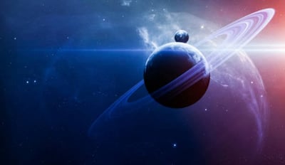 The “Great Conjunction” of Jupiter and Saturn on 21st December 2020.