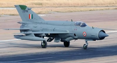Indian Air Force’s MiG-21 Bison aircraft crashed in Rajasthan’s Suratgarh.