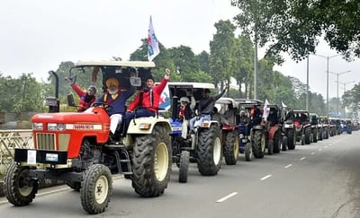 Kisan Gantantra Parade on 26th January, 12 million Indian Farmers with 96 thousand tractors protesting against the three agricultural laws.