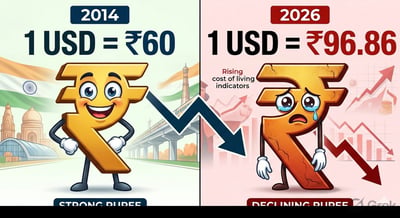 Indian Rupee Sinks to Historic Low of 96.86 Against US Dollar: Has Modi Destroyed the Indian Economy?