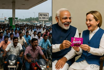 No Indian Company in Global Top 100 Largest Firms for First Time in Years as Reliance Drops to 106th Position Modi Busy in Melody Chocolate with Meloni