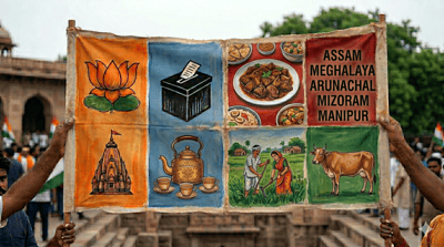 BJP Love Hindu or Love Vote. Beef Banned in UP and Haryana but Allowed in Assam and Goa