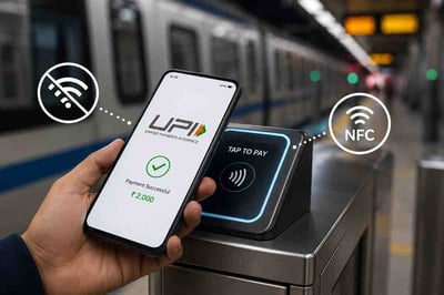 NPCI Developing Offline UPI Tap To Pay Up To 2000 Rupees For Flights And Metro Trains
