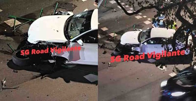 62 Year Old Driver Arrested for Drink Driving After Crashing Car into Toa Payoh Railing on July 24 2026