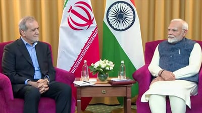Iran India Relations Strengthen as Iranian President Masoud Pezeshkian Greets Prime Minister Narendra Modi on Independence Day