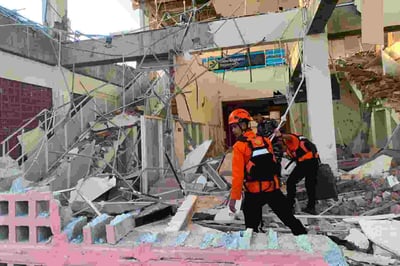 12:09 PM Indonesia Earthquake 5.7 Magnitude Shakes Region Following Deadly 7.7 Tremor