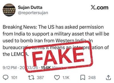Fake Iran Nuclear Claim From Indian Social Media Account Triggers Diplomatic Shockwaves Across Tel Aviv And Washington