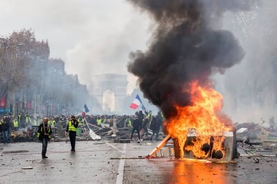 France Erupts in Street Clashes Over Living Costs and Police Brutality: Macron Vows Retribution as 1,200 Arrested Nationwide'