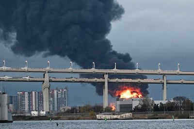 Ukraine Drone Swarm Sets St Petersburg Oil Sites Ablaze Defying Washington Pressure Over Strikes On Russian Fuel Networks