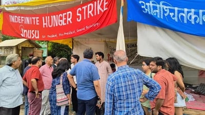 JNU Hunger Strike Reaches Day 16 As Student Protest Standoff Intensifies Over Union Rights And Punishments