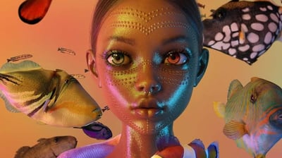 Conversion of digital art into an NFT