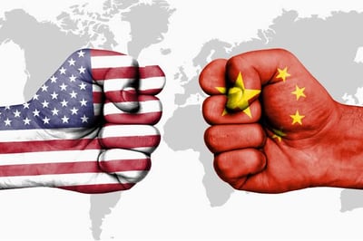 Does China-USA tension provoke trade war?