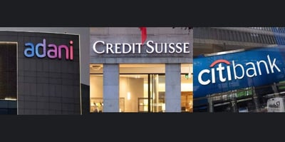 Impact of Hindenburg report : after Credit Suisse, Citi Bank Group halts lending against Adani group securities.