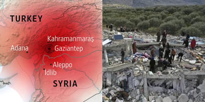 The 7.8 magnitude earthquake took the lives of more than 5000 People in Turkey & Syria.