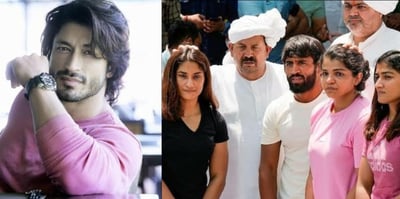 Farmers, Actors & Students support Indian wrestler’s protest against sexual abuse by BJP MP & WFI President.