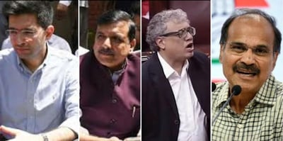 Opposition MPs from Congress, AAP & TMC suspension is going on & on…