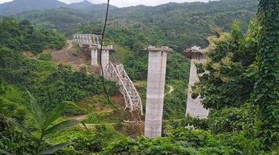 26 killed as railway bridge collapse in Mizoram
