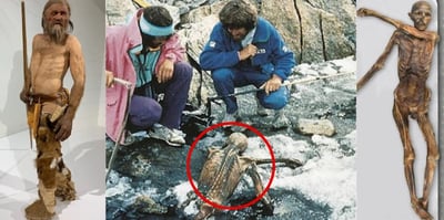 5300 year old mummy found frozen in 1991, was killed says scientist. Last Meal Includes Deer Meat. something like this