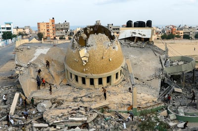Israel bombarded 7 mosques in Gaza violating the war norms. UN quite over Israel’s action.