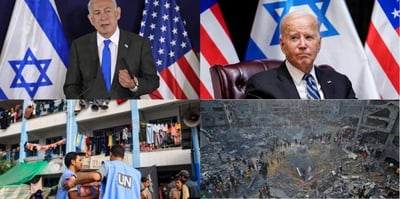 Israel bombarded a refugee camp in Gaza. More than 50 innocents killed & many injured. World wide protest against Israel, but UN & the global leaders are silent ?