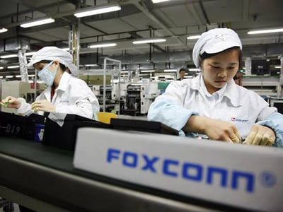 Production of Apple iPhones stopped at Foxconn’s India facility.
