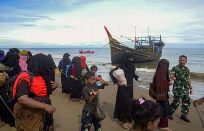 Approximately 400 Rohingya Land in Indonesia, Adding to Recent Arrival Influx