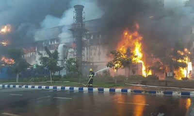 Massive Fire Halts Production at Tata Electronics’ iPhone Component Facility in Hosur