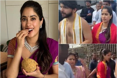 Janhvi Kapoor Begins 2025 with a Spiritual Visit to Tirupati Temple with Shikhar Pahariya and His Mother
