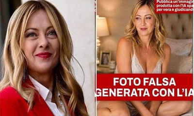 Italy PM Giorgia Meloni Fights Back Against AI Deepfakes Warning of Digital Misuse